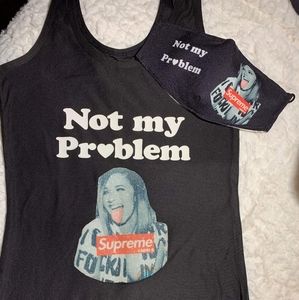 Cardi B - Tank Top and mask